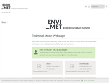 Tablet Screenshot of envi-met.info